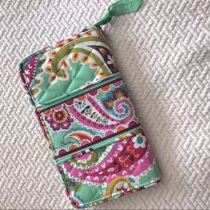 Vera Bradley accordion wallet in tutti frutti